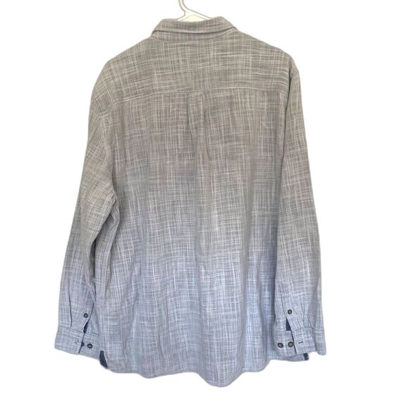 Carbon2Cobalt Men's Button Down Flannel Shirt Gray Plaid Cotton Size XL - Picture 2 of 3